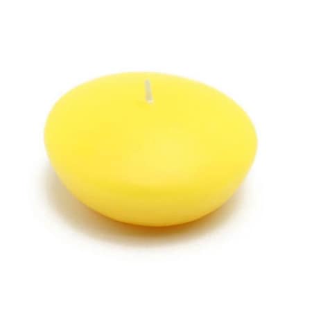 Zest Candle Zest Candle CFZ-049 3 in. Yellow Floating Candles -12pc-Box CFZ-049